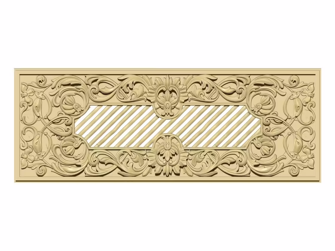 3d Decor For Wood Carving Stl File Free Download A000319