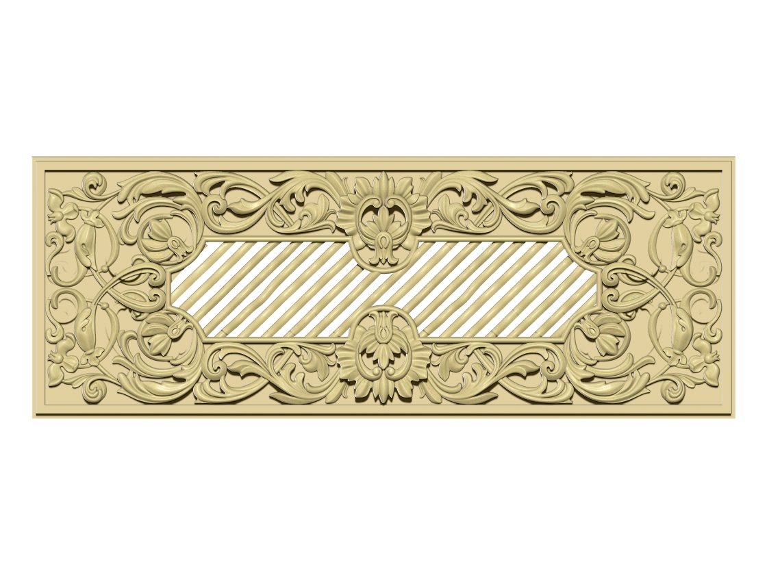3d Decor For Wood Carving Stl File Free Download A000319