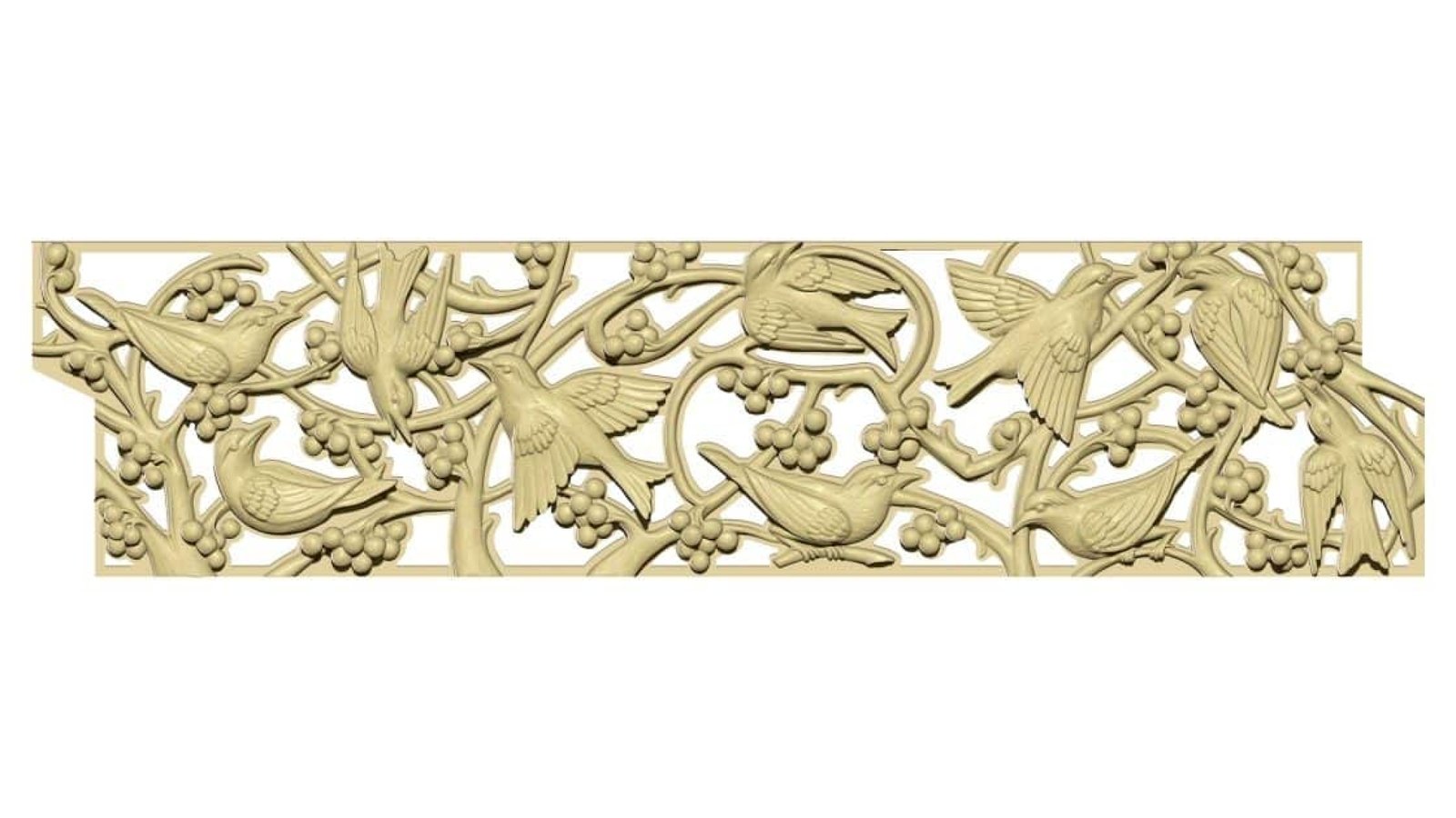 Birds Design For Cnc Carving Stl File Free Download A000304