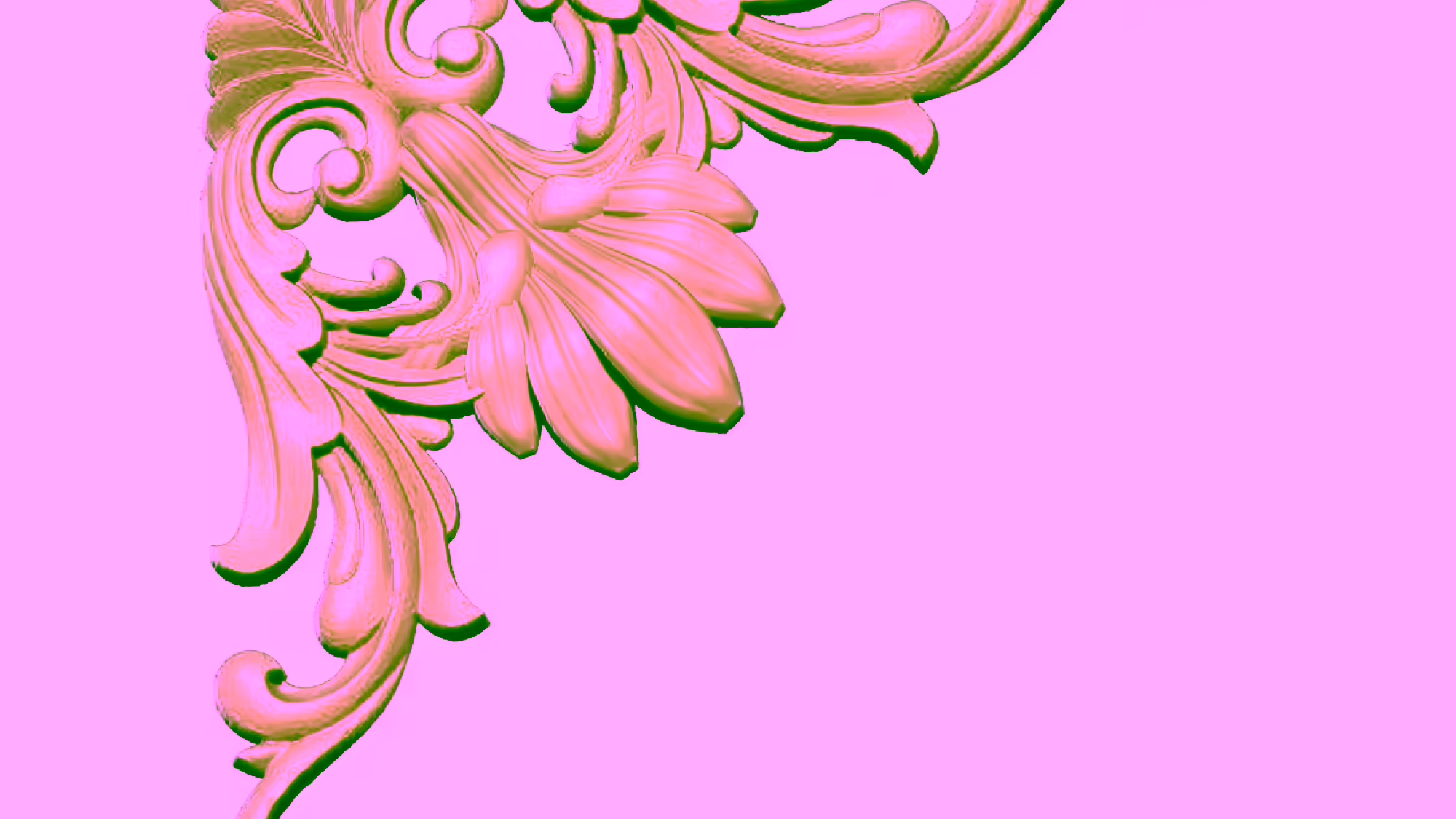 Corner Design For Wood Carving Stl File Free Download A000270