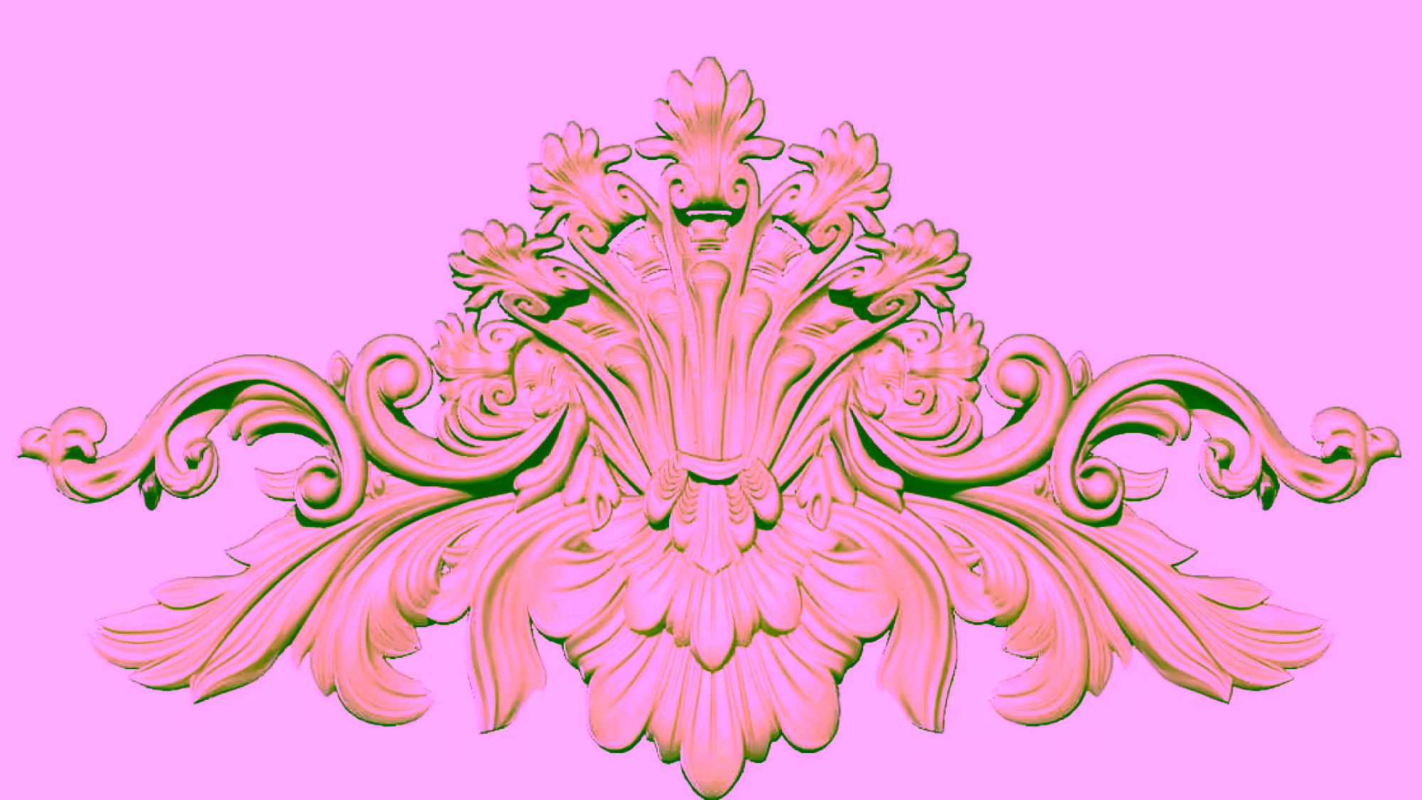 Decor For Cnc Wood Carving 3d Stl File Free Download A000268