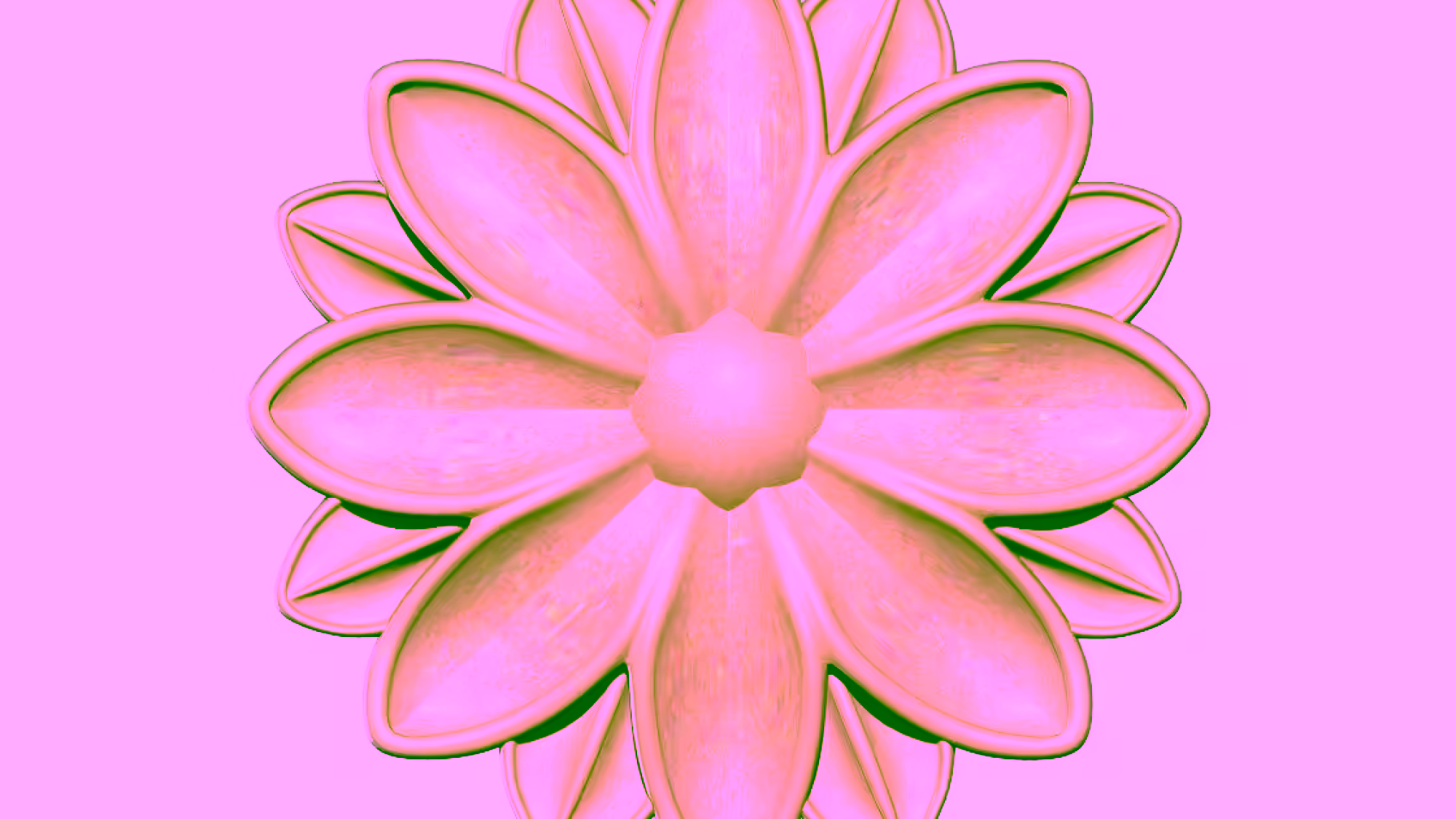 Flower Decor 3d Stl File Free Download A000280