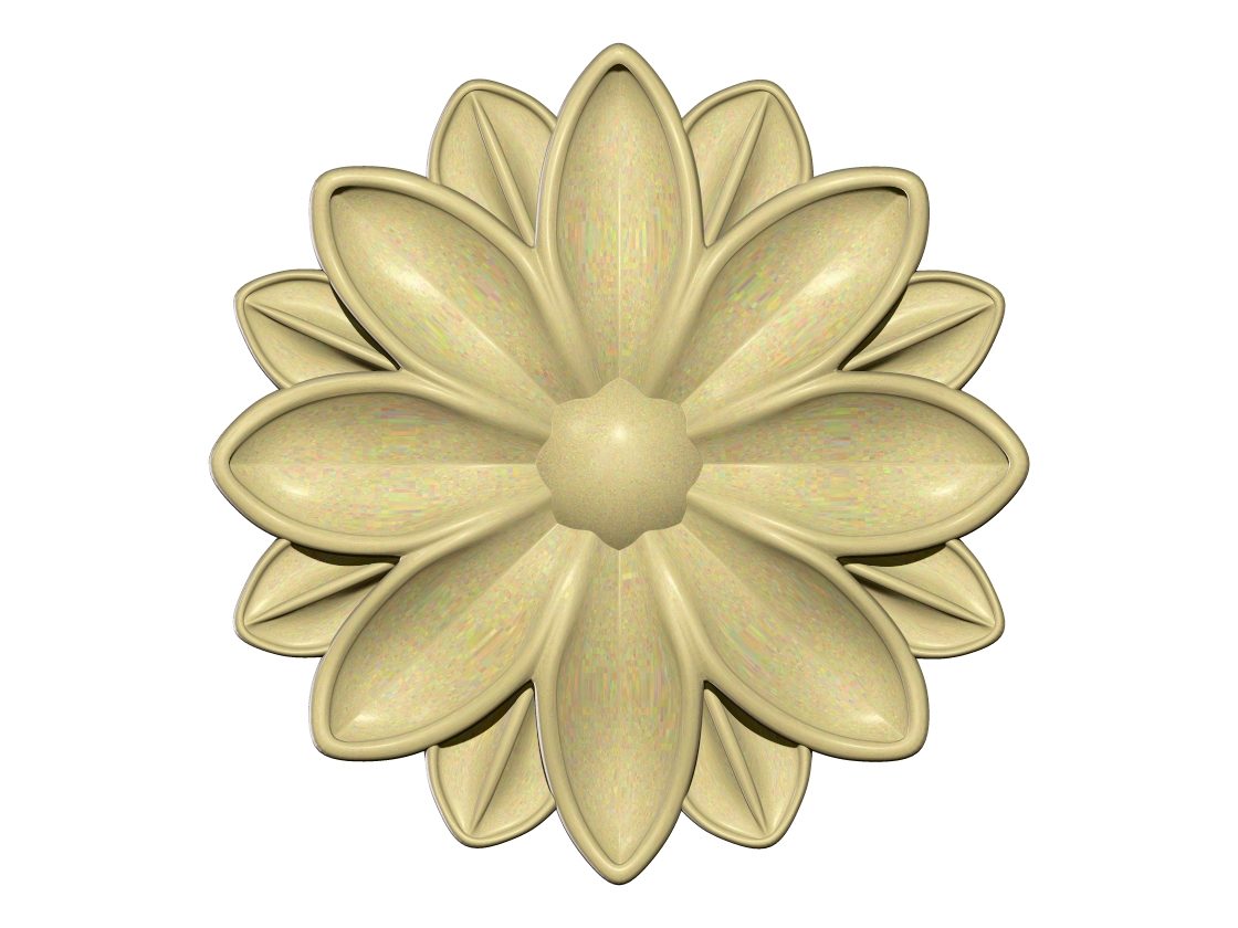 Flower Decor 3d Stl File Free Download A000280