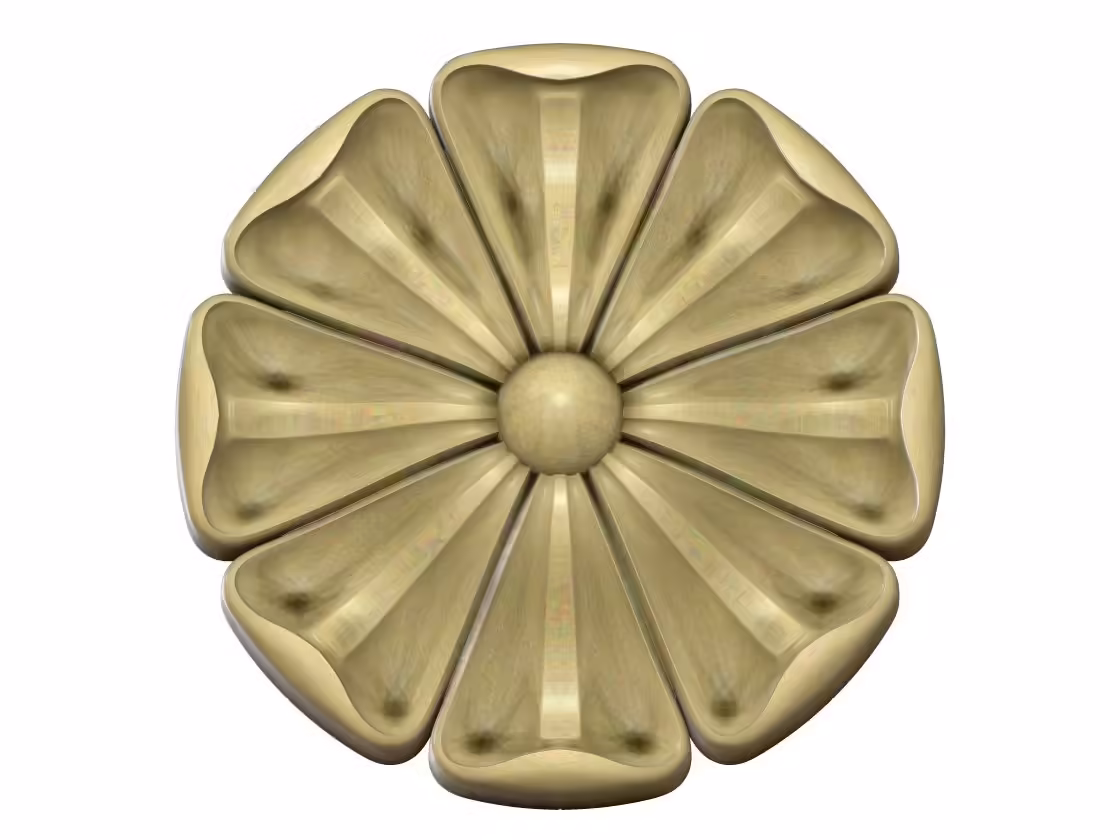 Flower Design 3d Stl File Free Download A000279