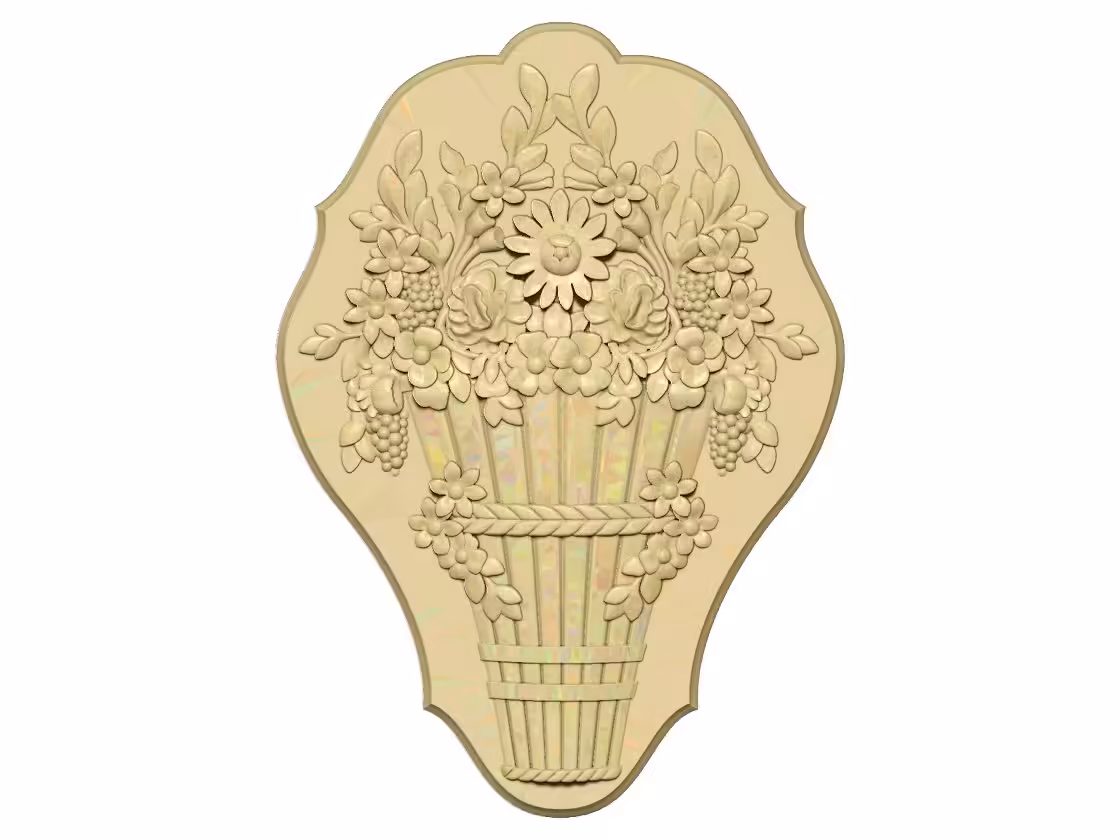 Flower Design 3d Stl File Free Download A000310