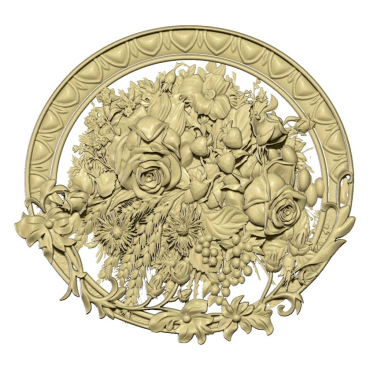 Flower Design For Wood Carving Stl File Free Download A000293