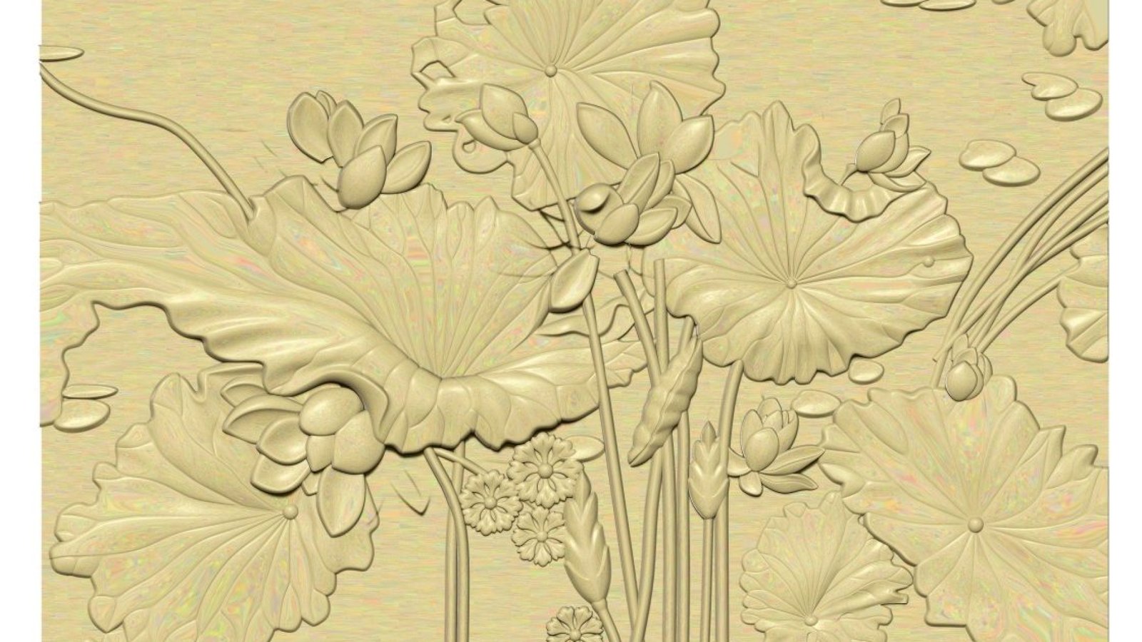 Flower Wall Panel For Cnc Carving Stl File Free Download A000302