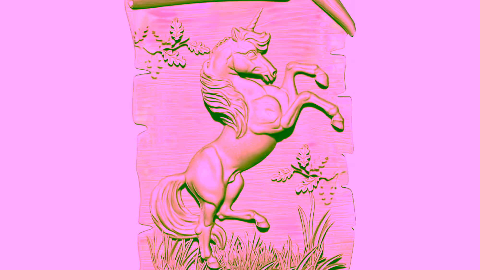 Horse Art For Wood Carving Stl File Free Download A000321