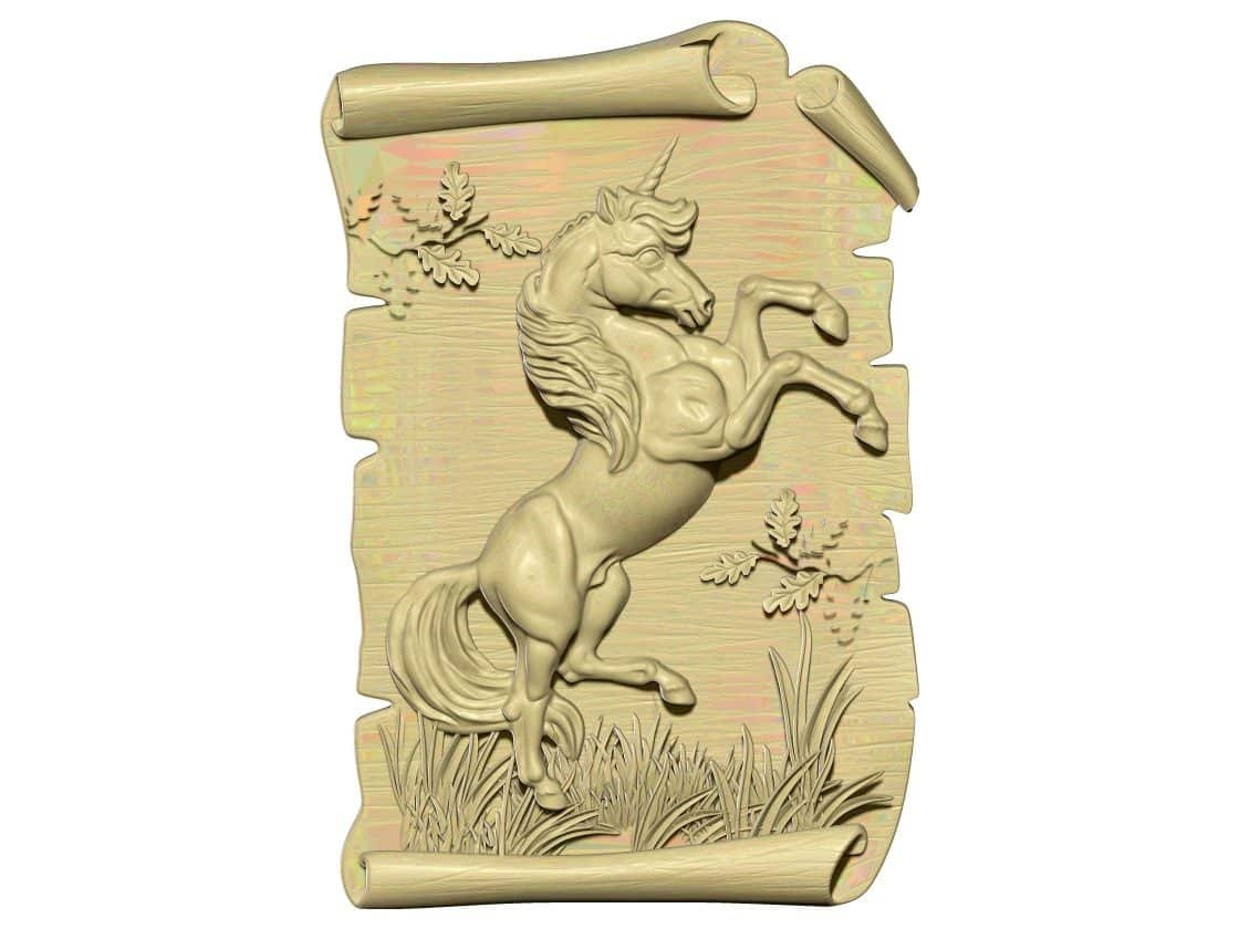 Horse Art For Wood Carving Stl File Free Download A000321