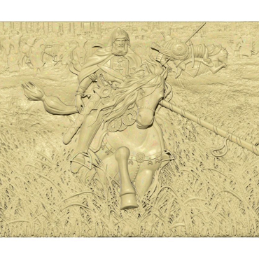 Horse Rider Art Painting Stl File Free Download A000307