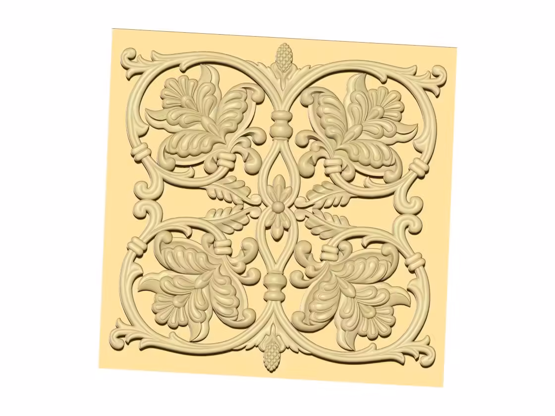 Lower Pattern For Wood Carving Stl File Free Download A000276