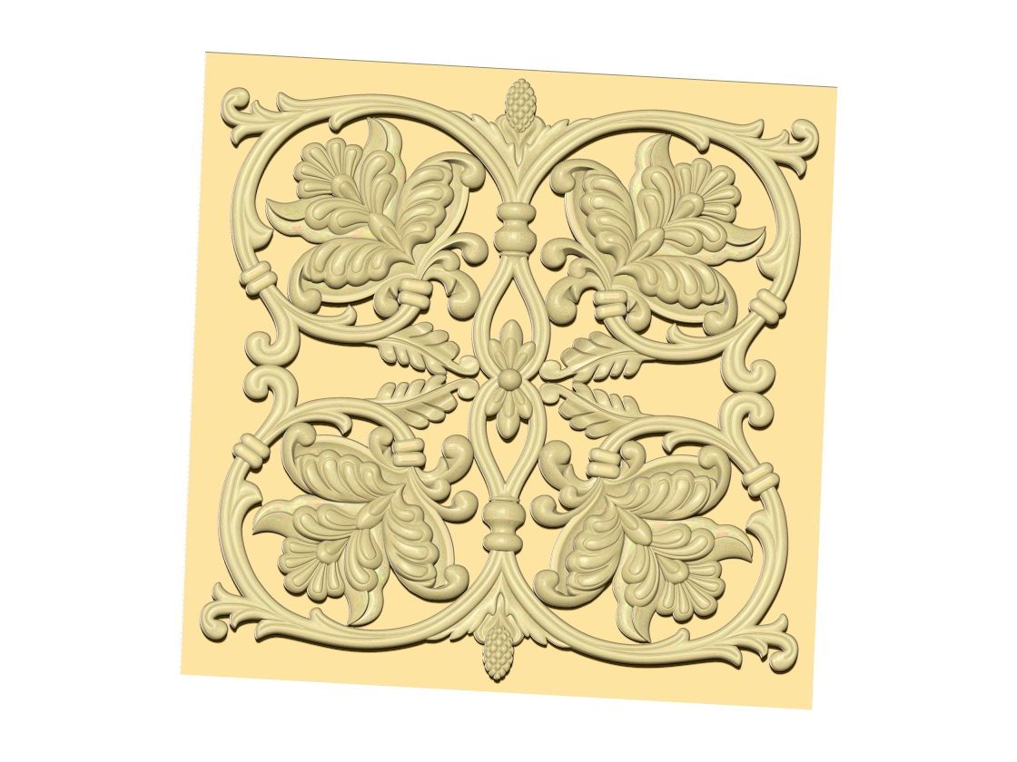 Lower Pattern For Wood Carving Stl File Free Download A000276