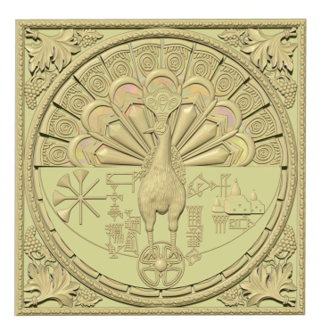 Peacock Design For Wood Carving Stl File Free Download A000294