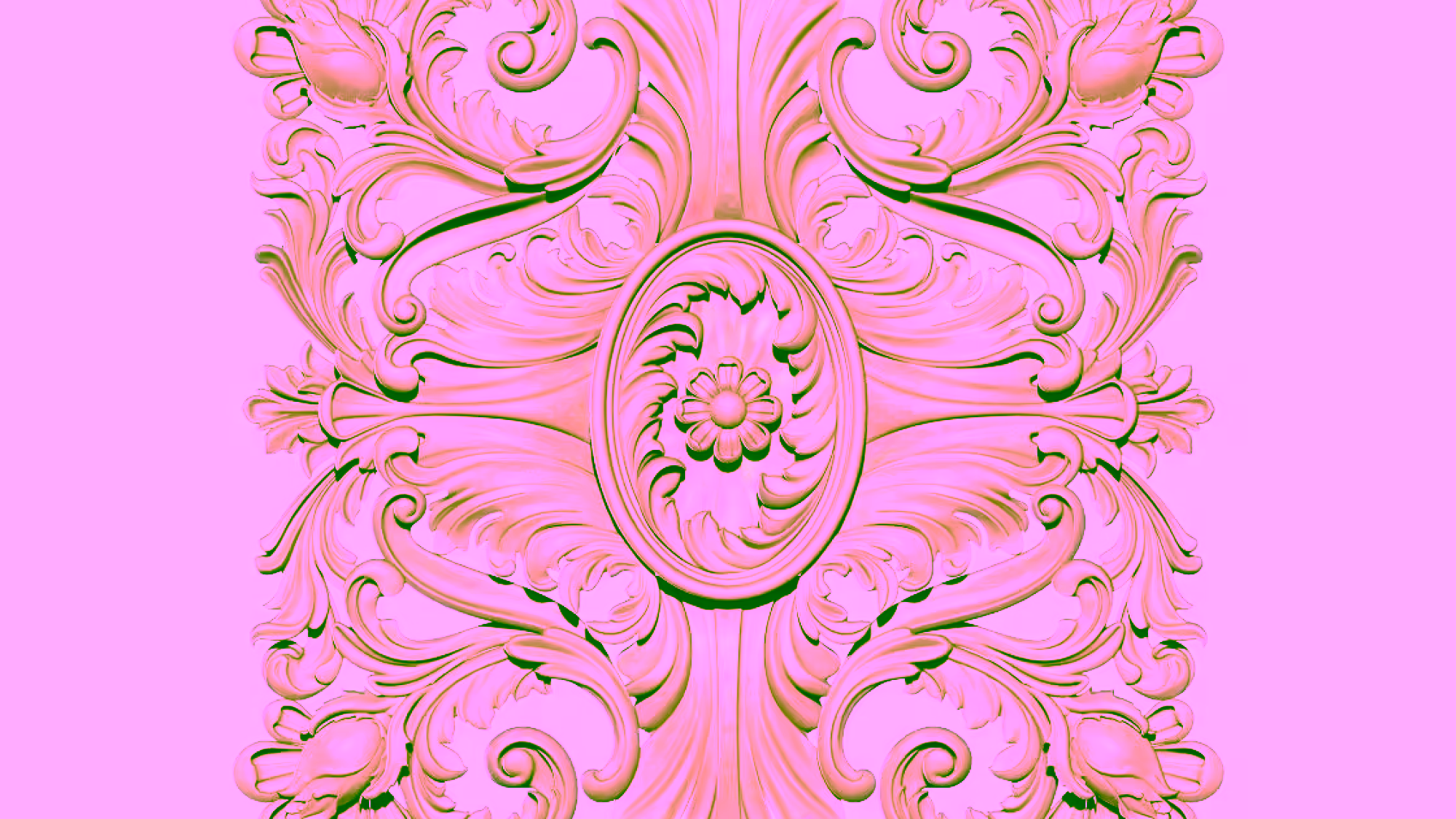 Wood Carving Decor 3d Stl File Free Download A000281