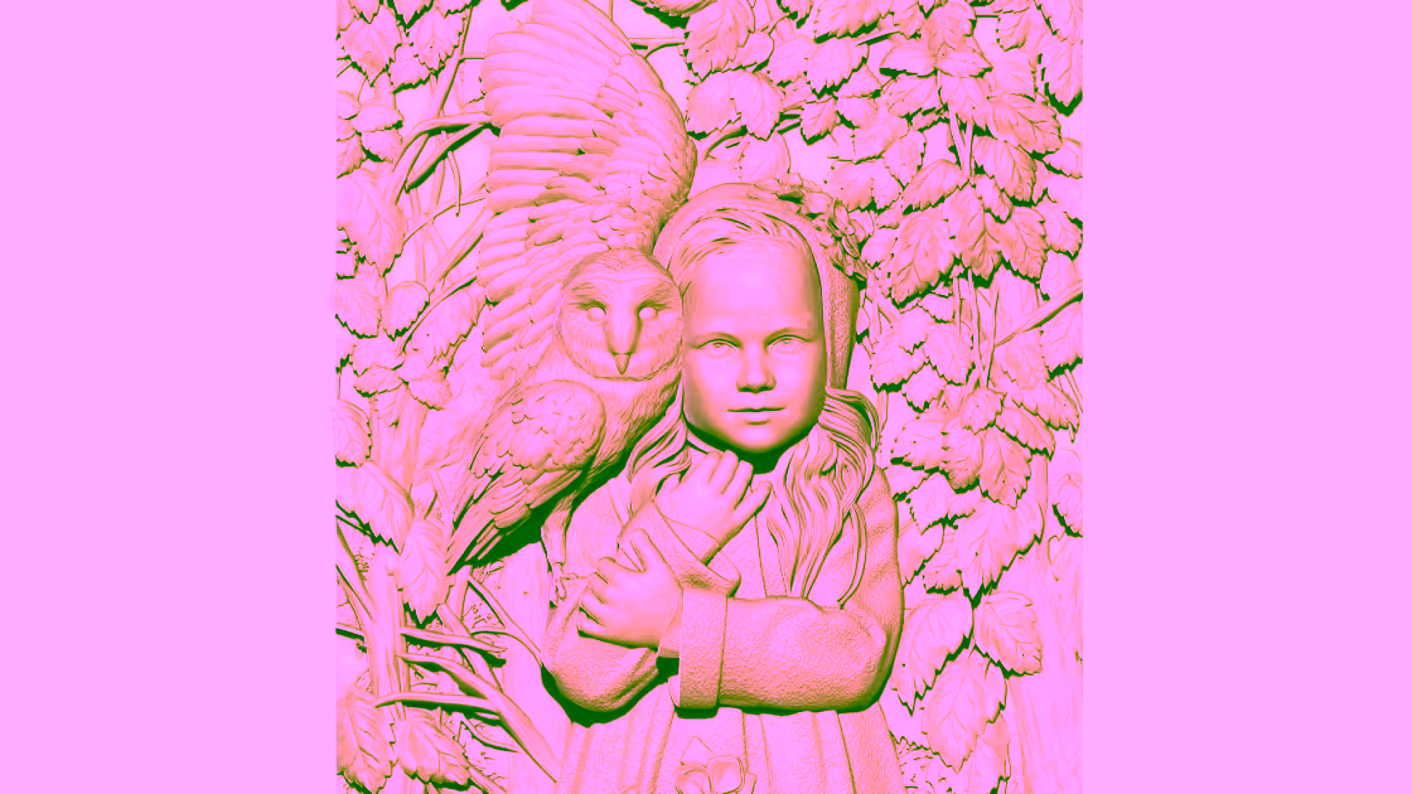 Baby With Owl Stl File Free Download A000329