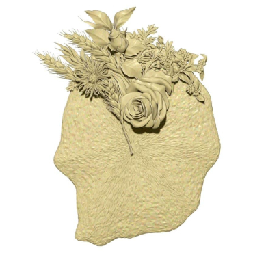Flower Decor Stl File Download A000340