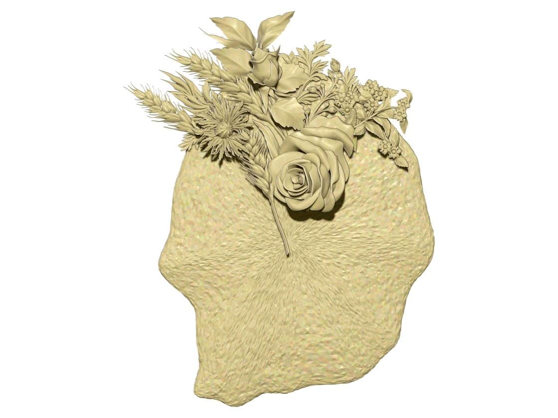 Flower Decor Stl File Download A000340