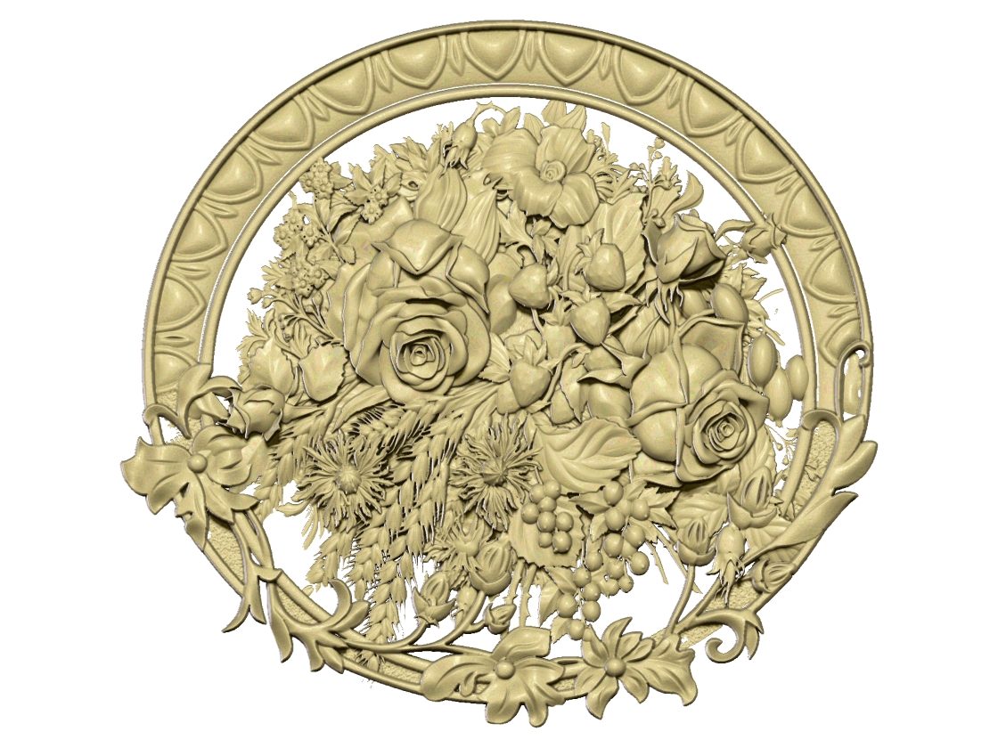 Flower Decor 3d Stl File Free Download A000336