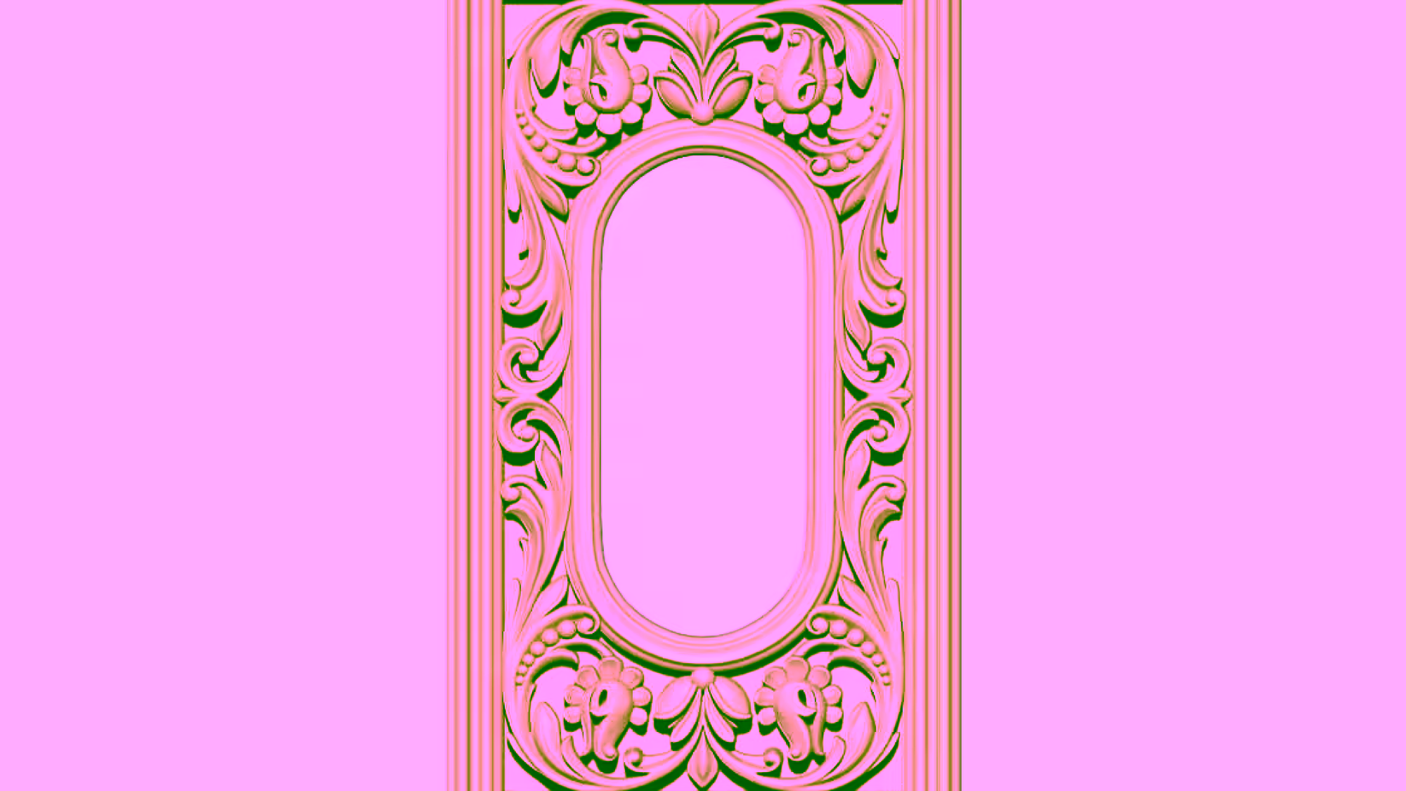 Frame Decor Stl File Free Download A000345