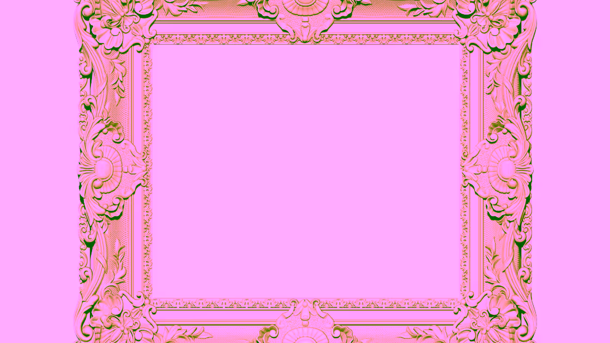 Rectangle Frame Design 3d Stl File Free Download A000324