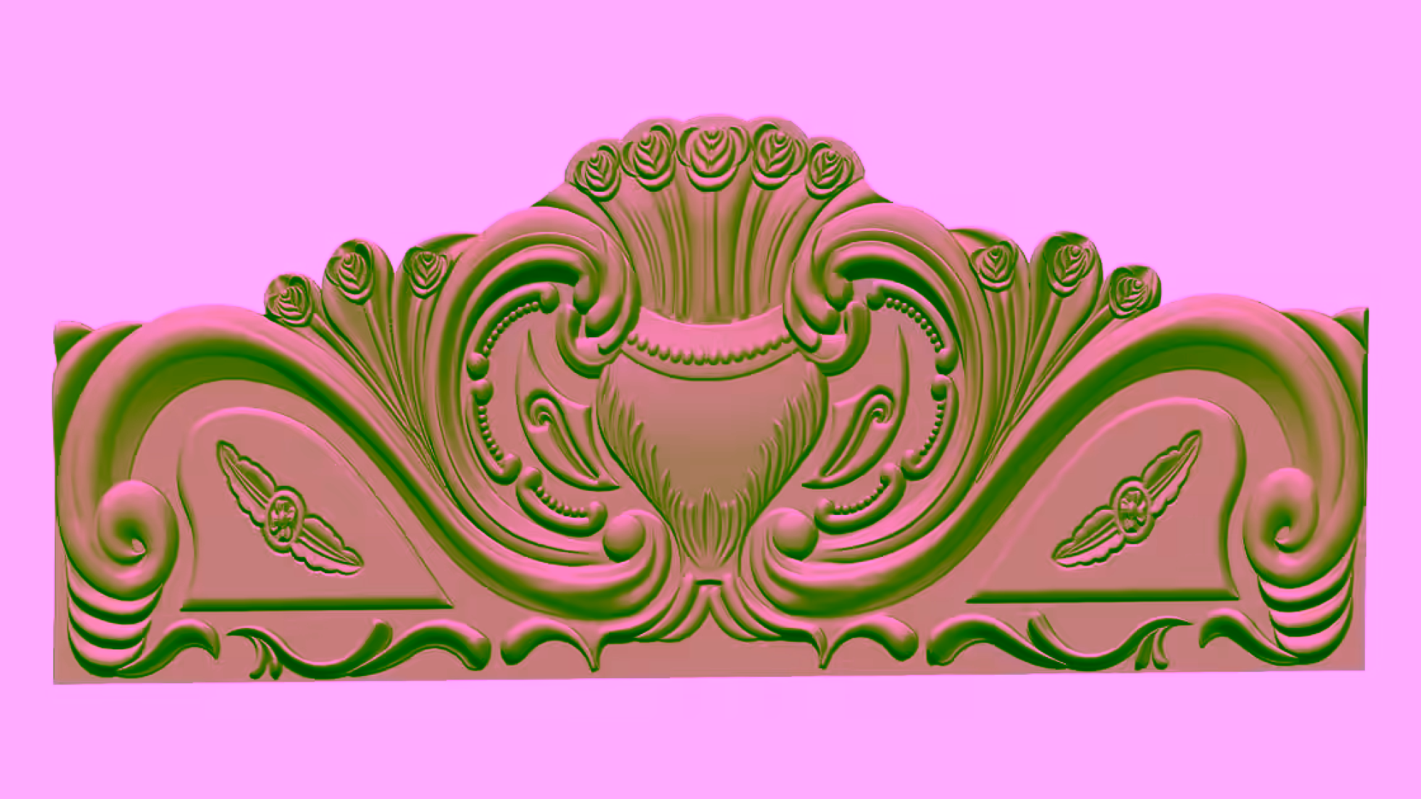 3d Bed Design Model Stl File Free Download A000410