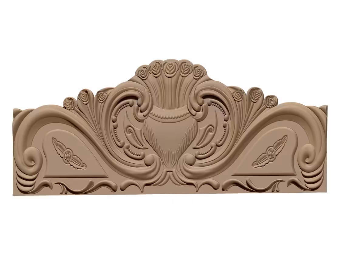 3d Bed Design Model Stl File Free Download A000410