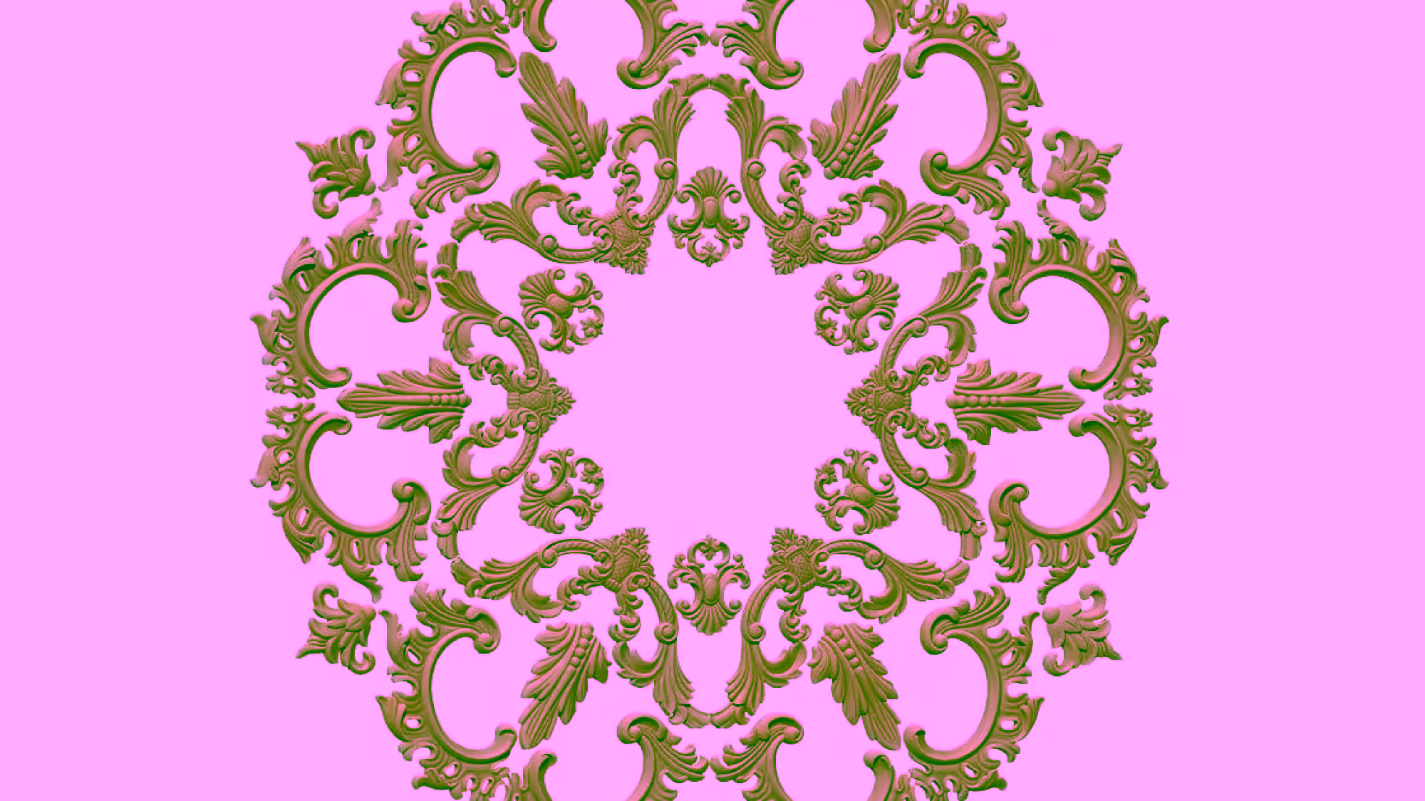 Ceiling Rose 3d Model Stl File Free Download A000391