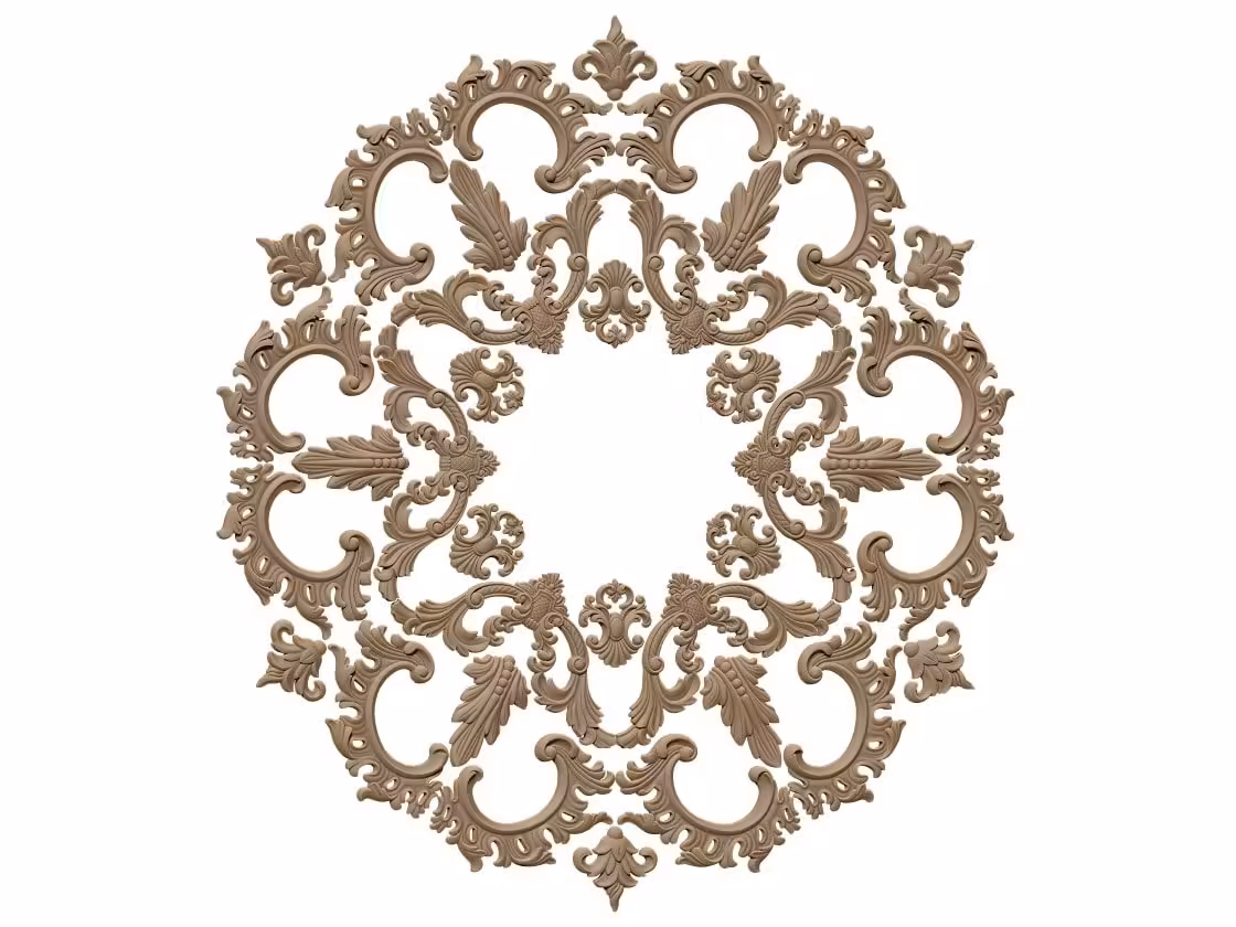Ceiling Rose 3d Model Stl File Free Download A000391