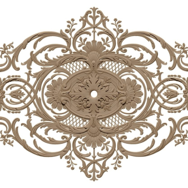 Ceiling Rose 3d Design Stl File Free Download – A000403