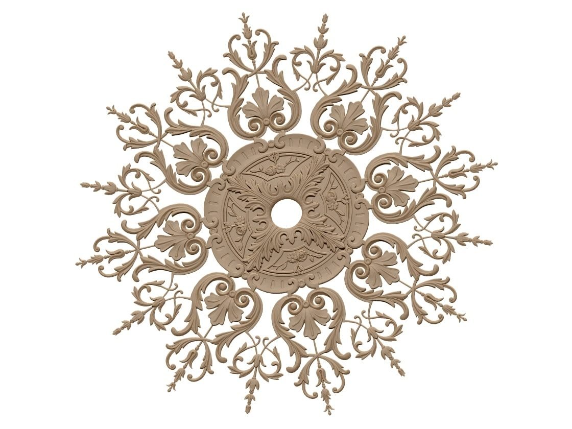 Ceiling Rose 3d Model Stl File For Cnc Carving – A000405