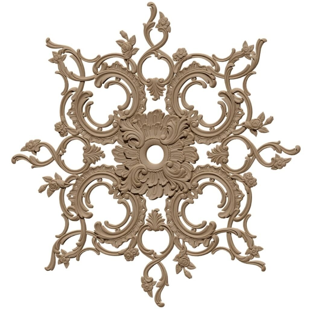 Ceiling Rose Design 3d Model Stl File Free Download A000396