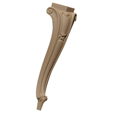 Curved Table Leg Design Stl File Free Download A000376