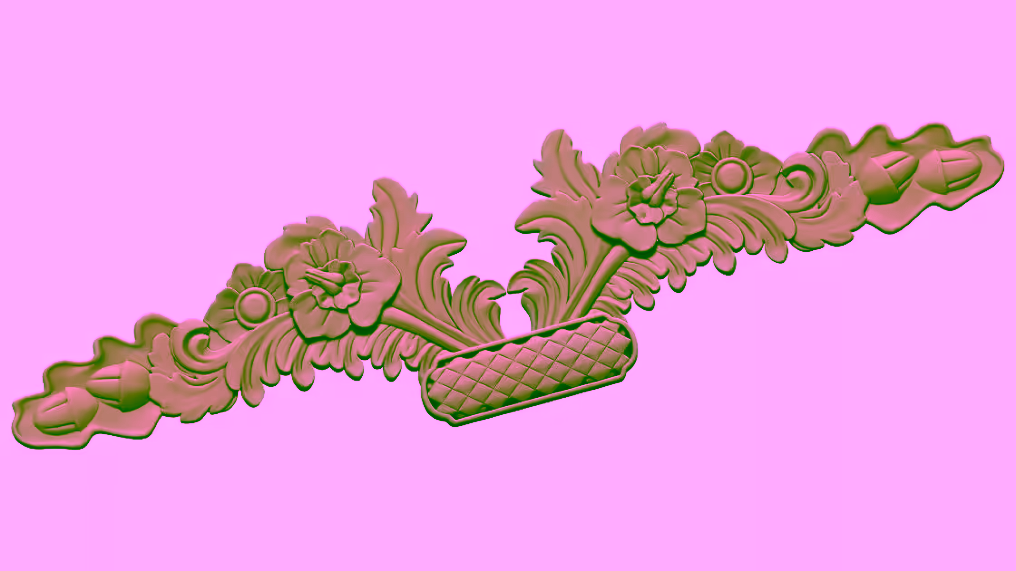 Decorative Design For Wood Carving Stl File Free Download A000383