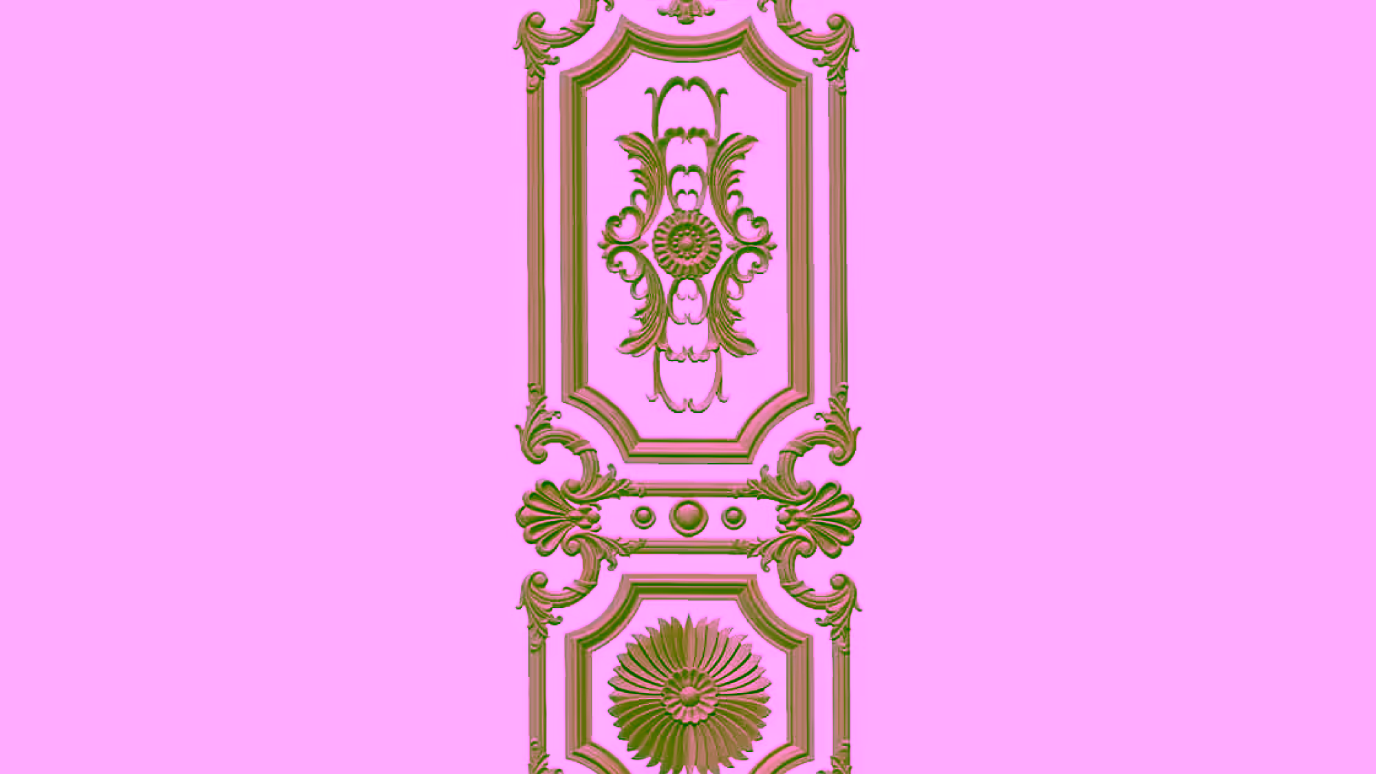 Door Frame Design Stl File Free Download A000355