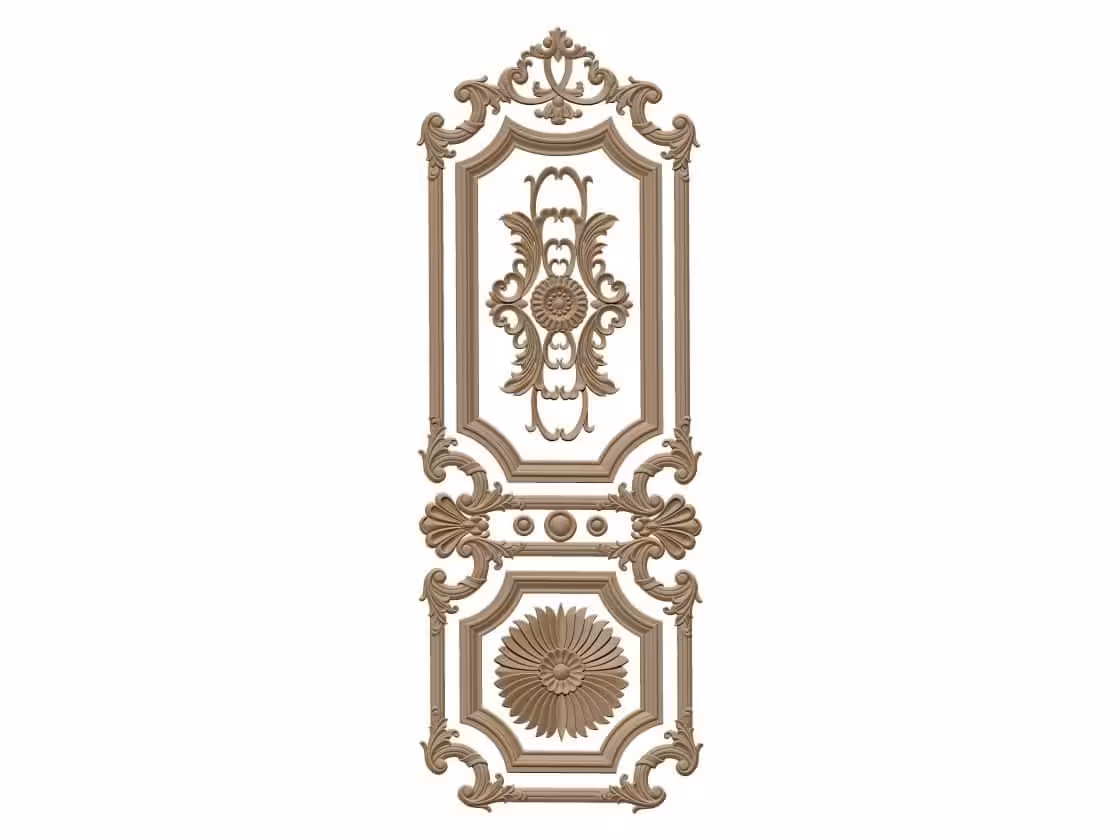 Door Frame Design Stl File Free Download A000355
