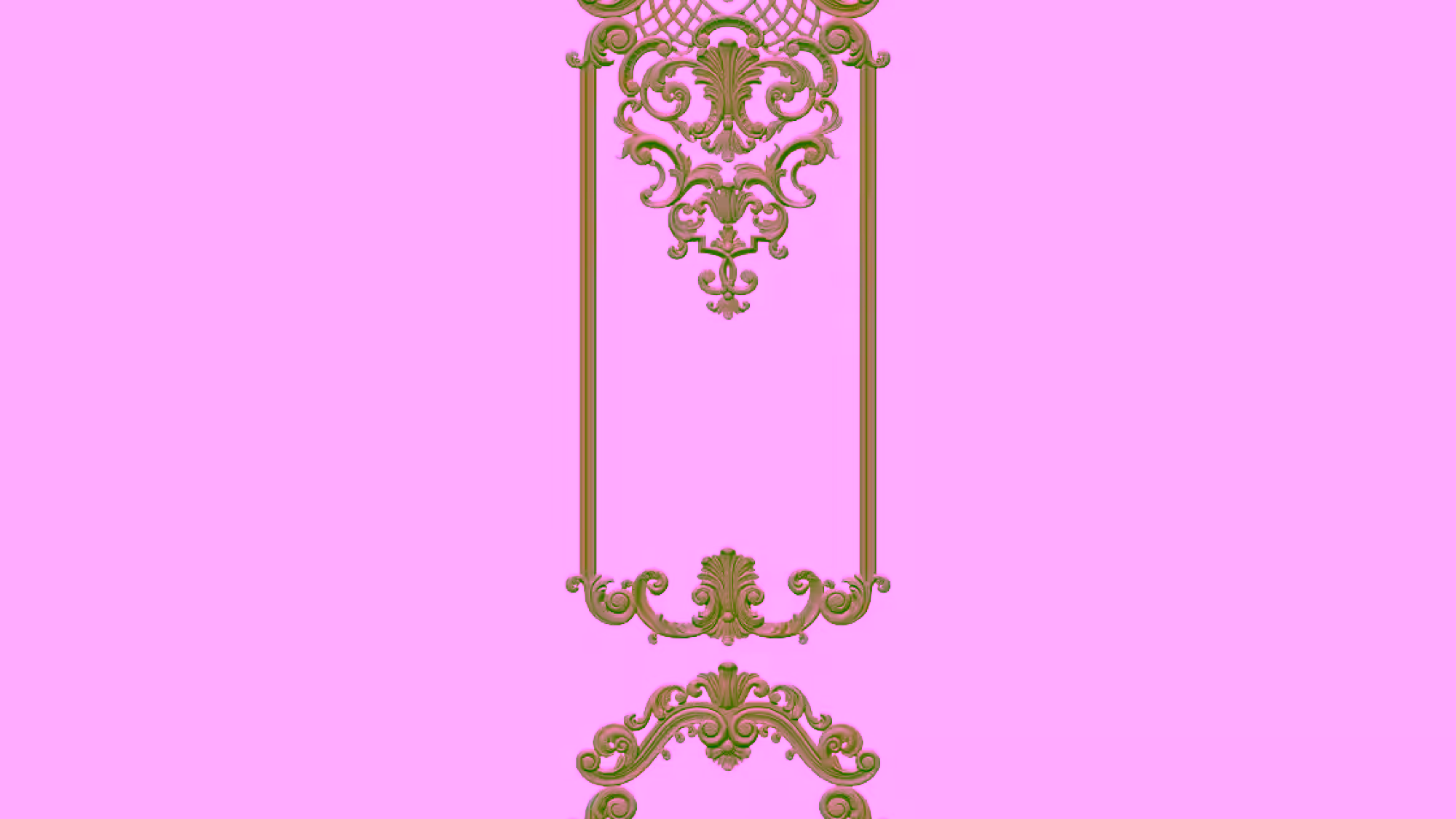 Door Frame Design Stl File A000379