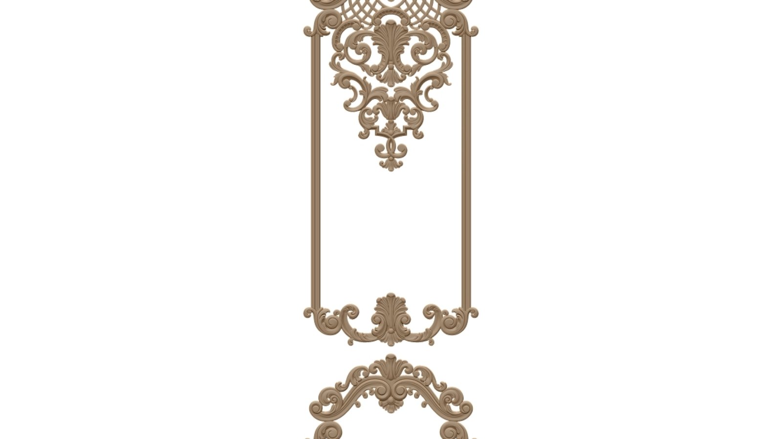 Door Frame Design Stl File A000379