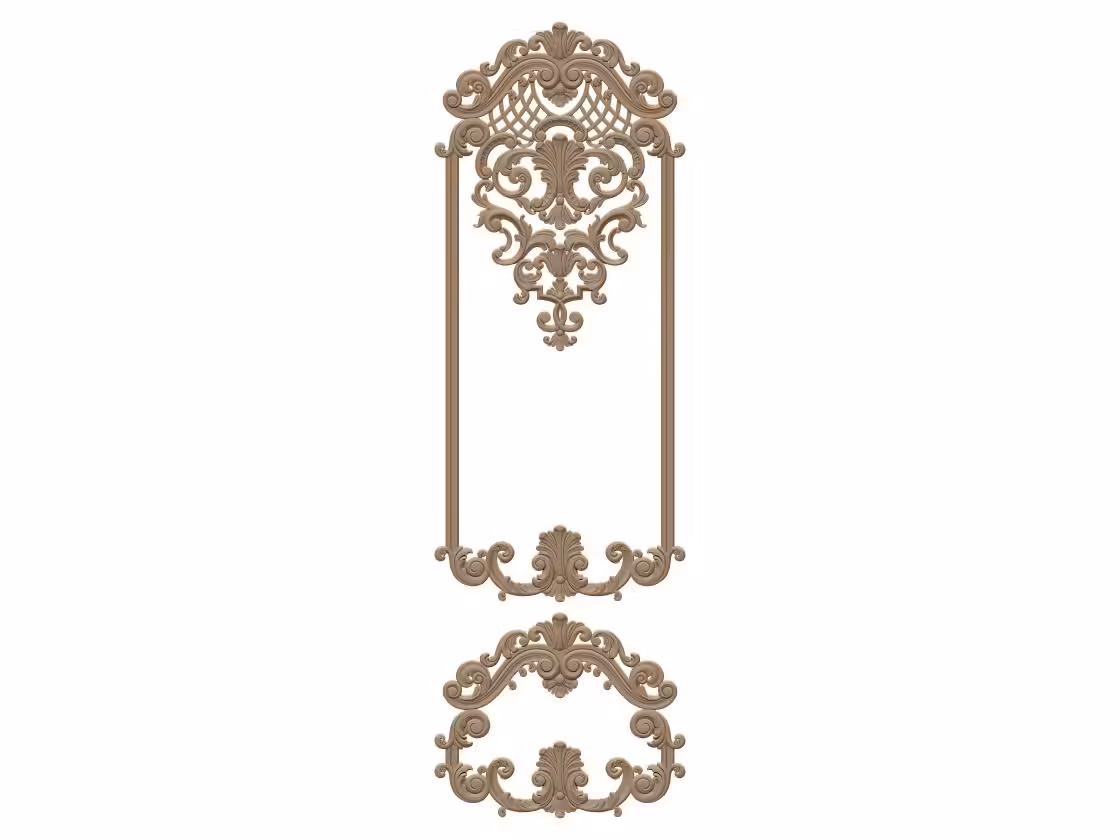 Door Frame Design Stl File A000379