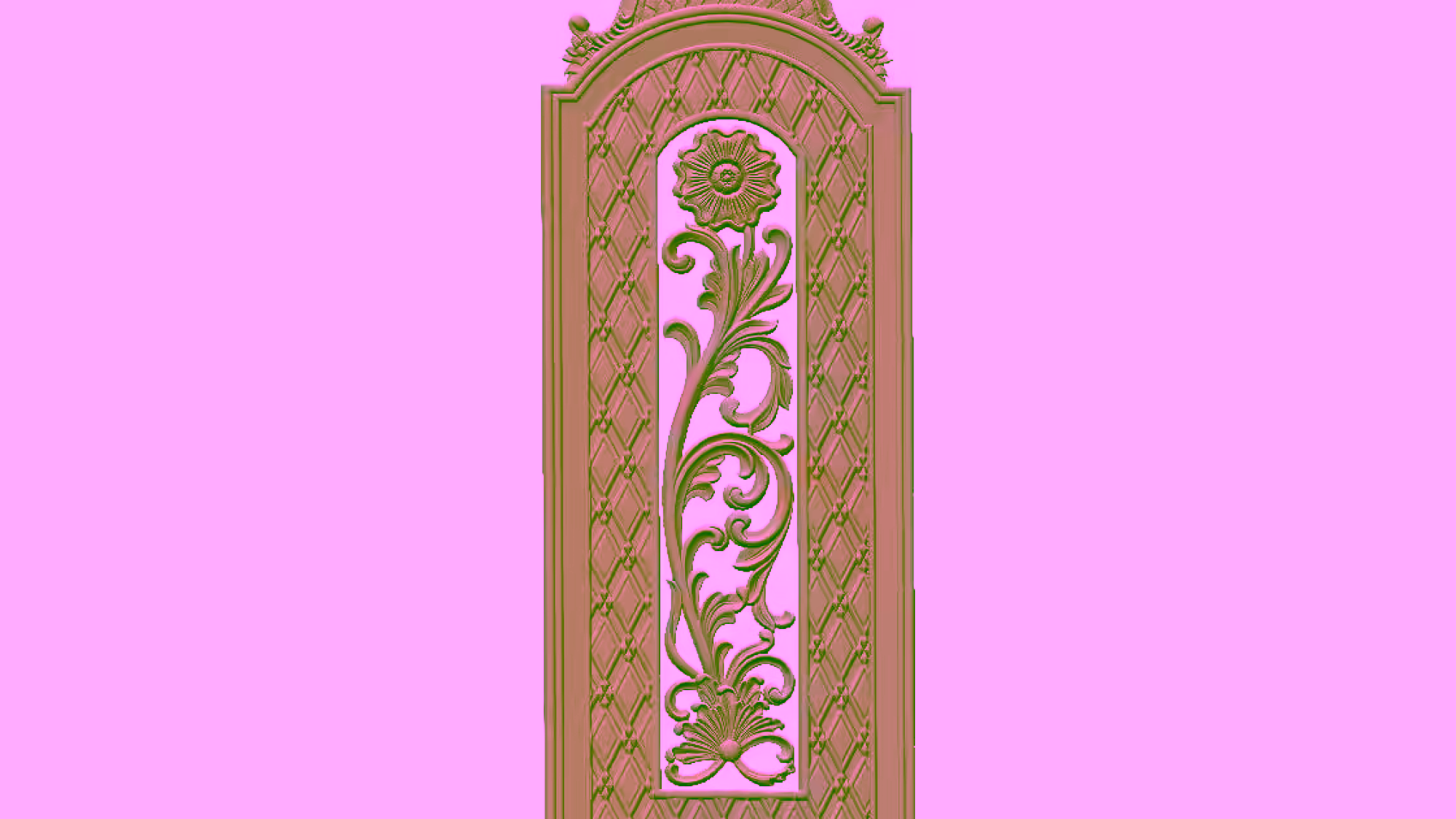 Door Frame Design Stl File Free A000353