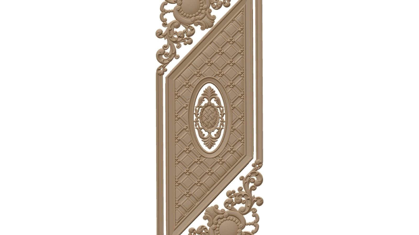 Door Frame Decor Stl File Free Download A000352