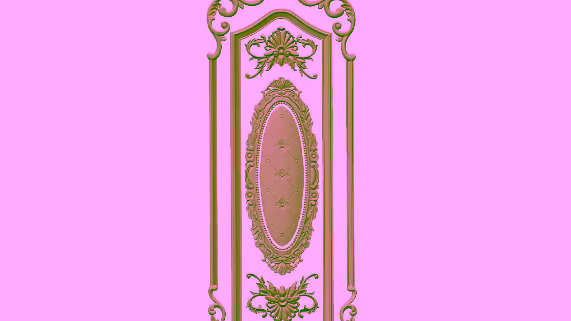 Door Frame Design 3d Stl File Free A000354