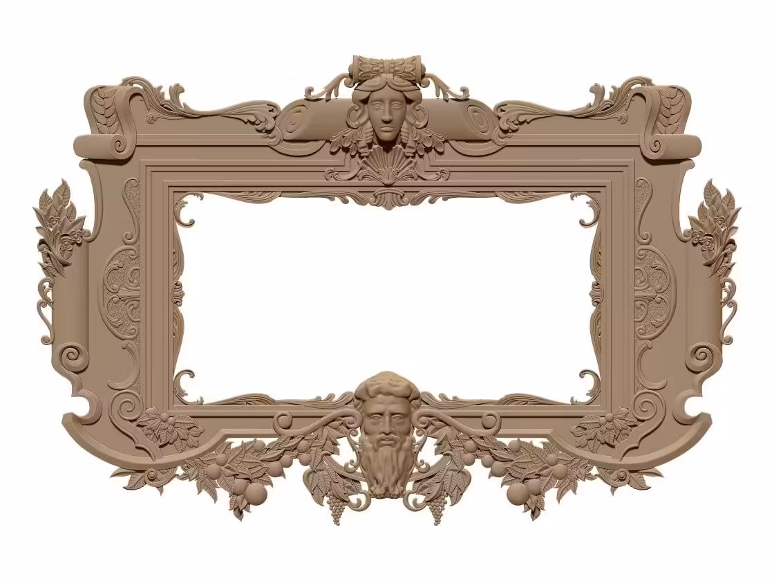 Frame Design 3d Model Download A000400