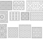 Jali Cutting 15 Patterns Design For Cnc Laser And Router Cutting Dxf Vector File