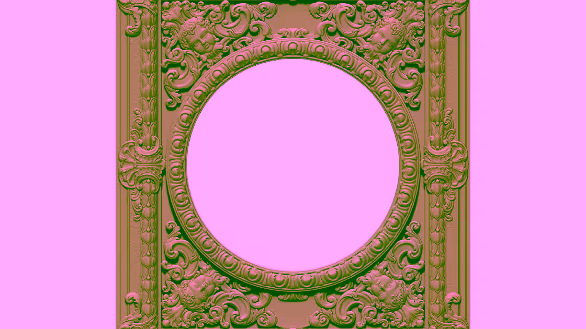 Mirror Frame 3d Model Design Stl File Download A000413