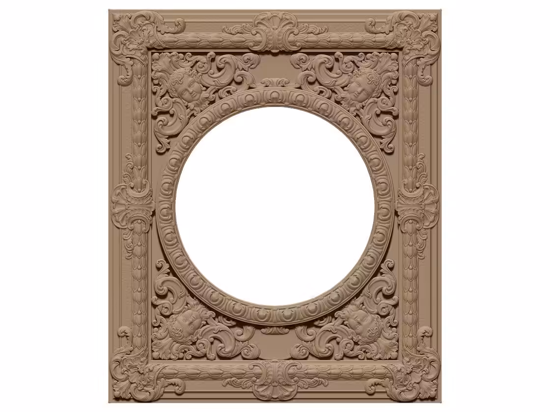 Mirror Frame 3d Model Design Stl File Download A000413