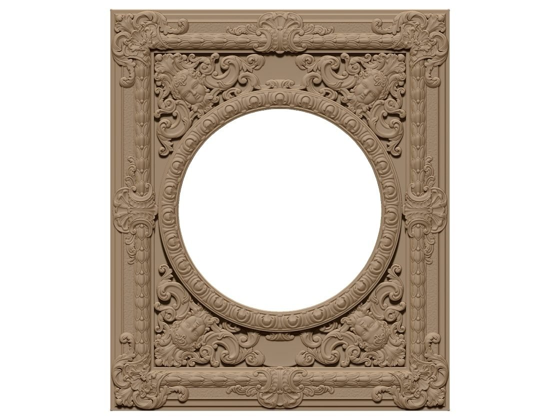 Mirror Frame 3d Model Design Stl File Download A000413