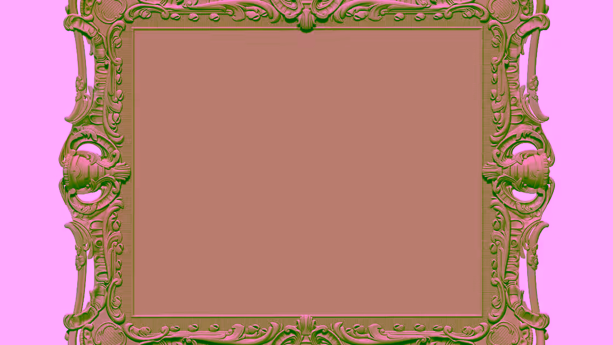 Mirror Frame 3d Model Stl File Download A000412