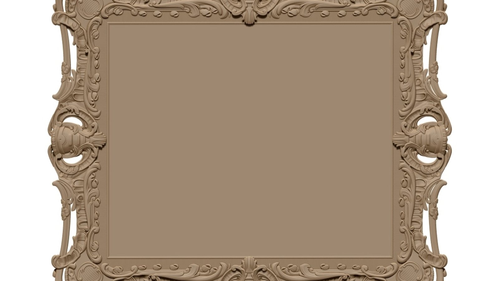 Mirror Frame 3d Model Stl File Download A000412