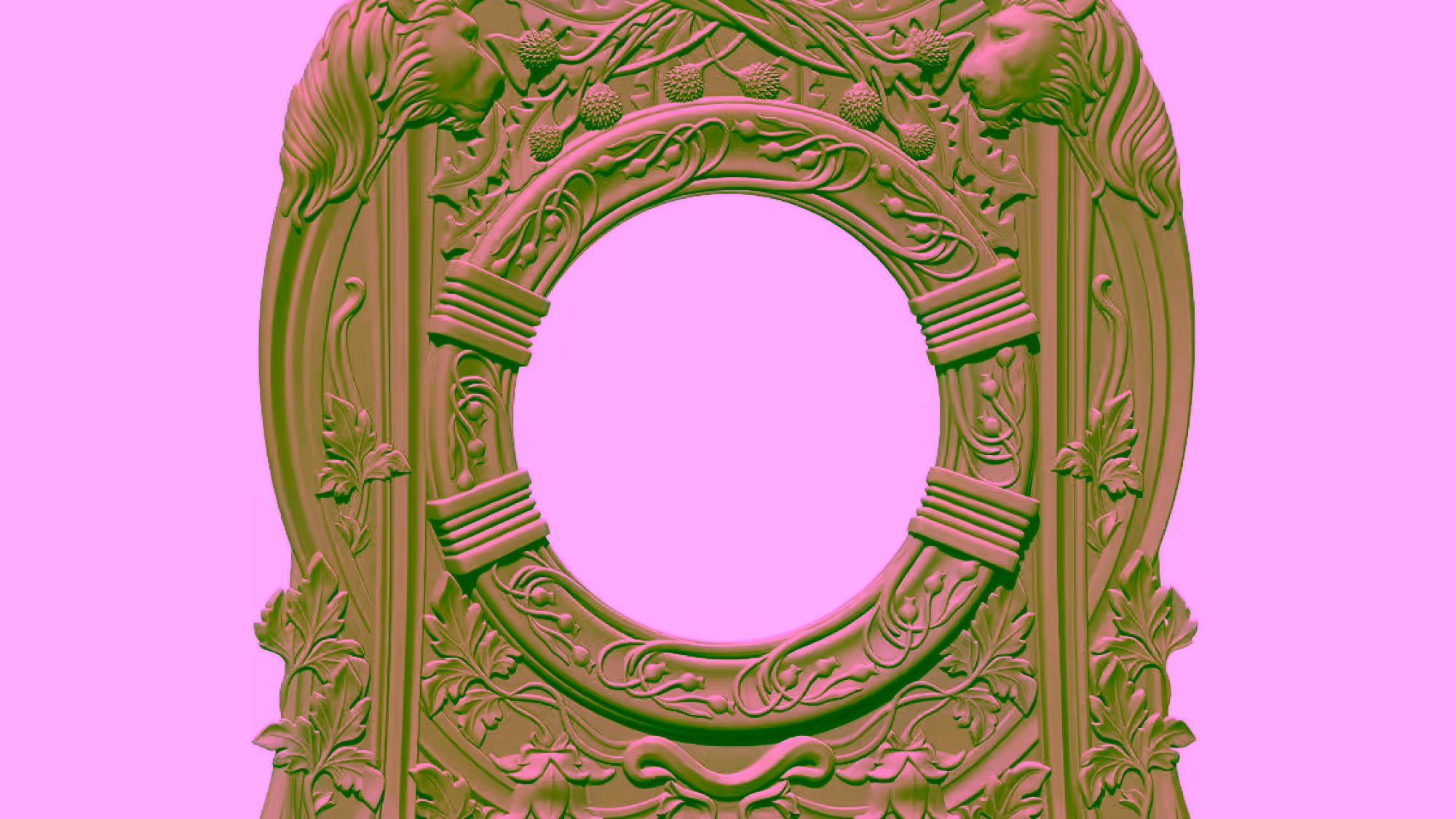 Mirror Frame 3d Model Stl File Free Download A000389