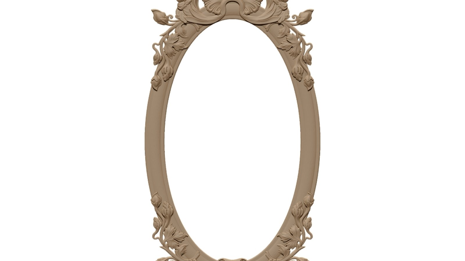 Mirror Frame 3d Obj File Free Download A000375